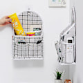 Miniatyrbild 3 av 5: Förvaringsorganisatör för hem, sovsal, vägg, skåp, organiseringsväska i badrum, kök Black grid