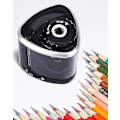 Miniatyrbillede 2 af 4: Elektrisk Blyantspidser, Batteridrevet Automatisk Blyantspidser, Hurtig Blyantspidser Til Studerende, Kontorartikler, Blyanter