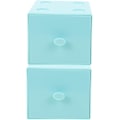 Miniatyrbillede 1 af 8: 2 stk. Stabelbar Smykkeskrin til Skrivebord Skrivebordsorganisator Makeup Etui til Hjemmekontor