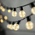 Miniatyrbillede 5 af 5: Solcelle Globe Lysstreng 7.62m 25ft G40 Pærer 25LEDs Terrasse