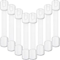Miniatyrbilde 1 av 5: Barnebeskyttelseslåser, Tinabless Baby Safety Locks med Justerbar Stropp, 3m Lim og Låsesystem