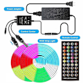 Miniatyrbild 5 av 5: 3~10m DC12V RGB Vattentät LED Neon Rep-Ljusremsa App Synkronisering
