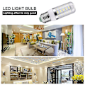 Miniatyrbillede 1 af 5: E27 7w 36 Smd 5730 Sølv Sidelys Led Majs Pære 110v/240v
