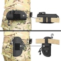 Miniatyrbillede 5 af 5: Briller Hard Case Taktisk Molle Solbriller Etui Sort 1stk