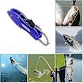 Miniatyrbillede 4 af 5: Mini Fisketang Udendørs Bærbar Fiskeri Tang Gripper Alumin1 Pcspurple