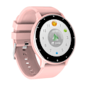 Miniatyrbillede 1 af 5: Smartwatch Hjertefrekvens Blodtryk Søvn Trin Tælling Sport Kvinder Mænd Ur Ring Pink
