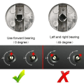 Miniatyrbild 4 av 4: Spisknoppar, Ugnsknopp 12 st, Zinklegering 6mm Universal Silver Gaskök Kontrollknoppar Adapter