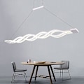 Miniatyrbilde 1 av 5: 4-lys 100cm Mini LED Hengelampe Metall Akryl Moderne