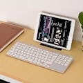 Miniatyrbillede 2 af 5: 96 Taster Tablet PC Tastatur Trådløs Bluetooth Multifunktion