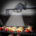 Miniatyrbilde 4 av 4: Heldige LED Grilllys 360 Grader Roterende Grillbelysning
