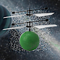Miniatyrbild 2 av 5: RC Infraröd Induktionshelikopter Flygande Boll med LED Barnleksak