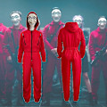 Pikkukuva 3 / 5: 4-12-vuotiaille lapsille tarkoitettu Money Heist -pankkiseteliasu 10-12Years