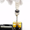 Miniatyrbillede 4 af 5: 37 stk. 0,3-3,4 mm Sort Pin Vise Håndbor Mini Træbor Værktøj Twist Bit Sæt