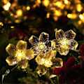 Miniatyrbild 5 av 5: LED Solcellsdrivna Utomhus String Lights Bröllop Körsbärsblommor