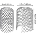 Miniatyrbillede 2 af 3: 6 Stykker Aluminium Tagrende Skærme Tagrende Beskyttelse Metal Tagrende Beskyttelse
