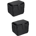 Miniatyrbilde 1 av 8: 2 stk. Polyester Linsepose Veske for DSLR Kamera Linse Vanntett Støtsikker SLR Veske Beskytt Utstyret Ditt
