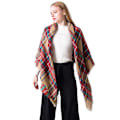 Miniatyrbilde 2 av 4: Mote-sjal og skjerf for damer, vinter, damer skjerf, pledd-skjerf for kvinner, tartan-skjerf