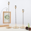 Miniatyrbilde 1 av 4: 3 stk Romantiske Lysestaker Holder Luksus Lysestake Bord Hjem