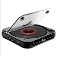 Pikkukuva 1 / 5: CD-soitin A-b Toisto Bluetooth-yhteensopiva CD-soitin Muistitoiminto Kotiin Autoon Black