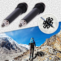 Miniatyrbillede 2 af 4: Anti-slip Korrosionsbestandig Udskiftnings Trekkingstangspids (2 stk., Sort)