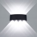 Miniatyrbilde 5 av 5: Utendørs vegglamper 8w LED aluminium opp og ned IP65