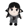 Miniatyrbillede 2 af 4: Kvinders Wednesday Addams Deluxe Kostume Sæt Nevermore Uniform Outfit/parykker/dukke L Little Girl
