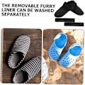 Miniatyrbilde 8 av 8: Sko Liner Innleggssåler Erstatningssko Liners Fuzzy Tøfler Liners Avtakbar Sko Liner