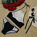 Miniatyrbilde 1 av 4: Dame Badetøy Hult Ut Sommer Strand Push Up Bikini