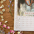 Miniatyrbild 5 av 5: 2024 Kvinnors Cirklar Kalender, Färgglada Väggkalendrar, Hängande Väggkalender Årlig Planerare, Färgglad Väggkalender