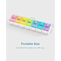 Miniatyrbillede 2 af 5: 7 Dages Pilleboks Organizer - Pop-Up Ugentlig Tabletboks med 7 Store Rum