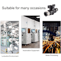 Miniatyrbild 5 av 5: 6mm Pneumatiska Kopplingar, Hanpluggar, Rörkopplingar, Gasflödesregleringsventiler, Tillgängliga I Automatiseringsutrustning, Koppar Och Plast (1st-svart)