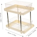 Miniatyrbillede 2 af 8: Badeværelse Makeup Holder Skrivebord Toiletartikler Organizer Kommode Opbevaringsholder Moderne Design