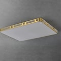 Miniatyrbillede 2 af 5: 80cm Ø Loftlampe i Kobber Messing Moderne
