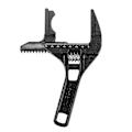 Miniatyrbilde 3 av 4: Justerbar Skiftenøkkel Bad Spanner Nøkler Bred 6-68mm Aluminium Legering Spanner Nøkler Rørlegger Han