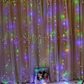 Miniatyrbilde 4 av 5: 3x3m 300LED Julelys LED Bryllupslysstreng