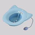 Miniatyrbilde 2 av 3: Badekar for toalettsete, sammenleggbart, med pumpe, for gravide