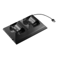 Miniatyrbillede 1 af 5: 4-i-1 Multifunktionsopladningsdock Køleblæser Xbox