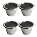 Miniatyrbillede 2 af 5: 4 stk. Genanvendelige Kaffe Kapsler i Rustfrit Stål - Genopfyldbare Kaffe Kapsler til Kaffe Maskine