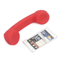 Miniatyrbilde 5 av 5: Trådløs Bluetooth Retro Håndsett Med Volumkontroll Mikrofon For Iphone 8 7 Red