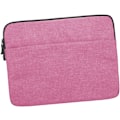Miniatyrbillede 1 af 8: Beskyttende taske til bærbar computer 15,6'' Laptop Sleeve Case Bærbar Taske Lynlås Enkel Stilfuld Rosafarvet