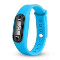 Miniatyrbillede 1 af 5: Fitness Tracker LCD Digital Skridttæller Gåture Kalorie Tæller Armbåndsur Blue