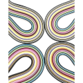 Miniatyrbillede 2 af 5: Multi-størrelse Papir Quilling Strimler Sæt 1040 Strimler 26 Farver