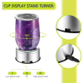 Miniatyrbild 3 av 5: Jetec Cup Display Stand Turner Roterande Kristall Displaybas 360 Grader Tumblers Cup