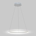 Miniatyrbillede 5 af 5: 60cm LED Pendellampe Cirkel Sort Hvid Guld Aluminium