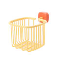 Miniatyrbillede 1 af 3: Vægmonteret Toiletpapirkurv Enkel Stil Letvægtsboks Til Soveværelse Husrum Vaskeri Orange Yellow