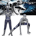 Miniatyrbilde 1 av 5: Barn Gutter Venom Kostyme Superhelt Jumpsuit Fancy Outfit 4-5 Years
