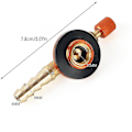 Miniatyrbilde 2 av 3: Camping Gasskomfyr Varmeapparat Ventiladapter Slange Regulator Propan Fylling Gassbeholder 1 stk