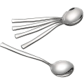 Miniatyrbilde 2 av 4: 12 stk Rustfritt Stål Runde Skjeer Suppe Skjeer