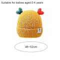 Miniatyrbillede 2 af 5: Børne Beanie Hat Vinterhatte Til Drenge Piger, Strikket Hat