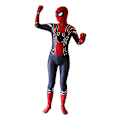 Miniatyrbillede 3 af 5: Jern Jumpsuit Superhelt Kostume Fancy Up Performance Bodysuit Til Børn 3-4 Years